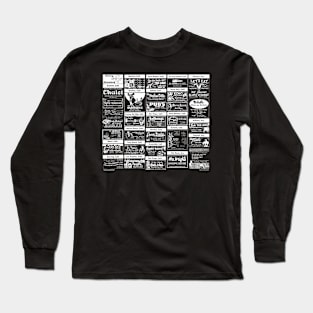 Retro Dining Directory (White) Long Sleeve T-Shirt